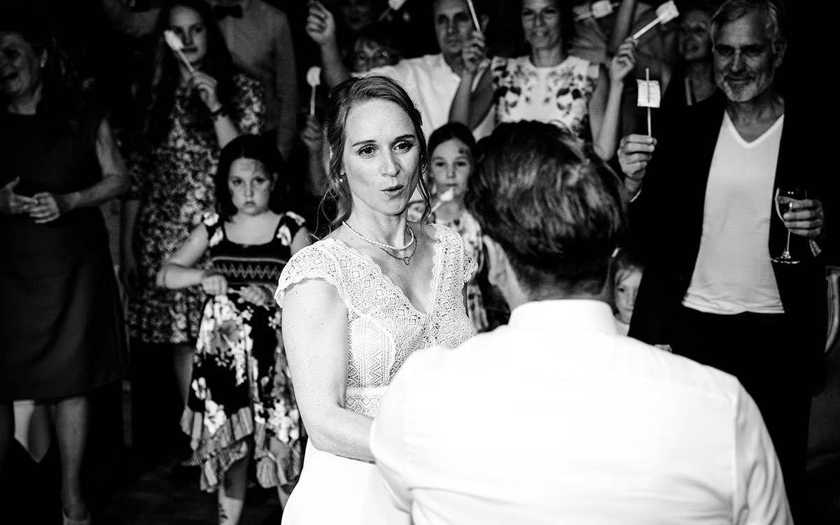 Hochzeitspaar beim Tanzen