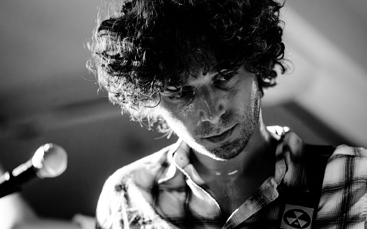 Liquid Lightning Bassist beim NomRock3 Festival