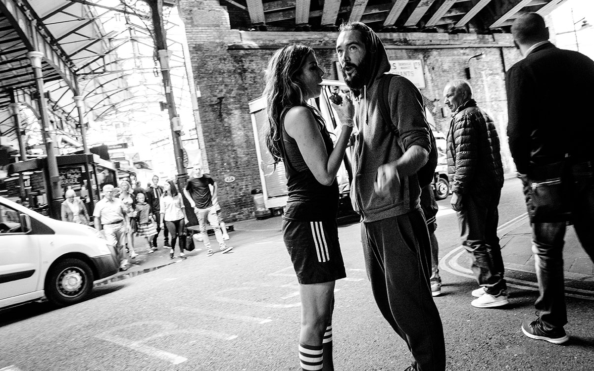 Menschen auf der Straße in London